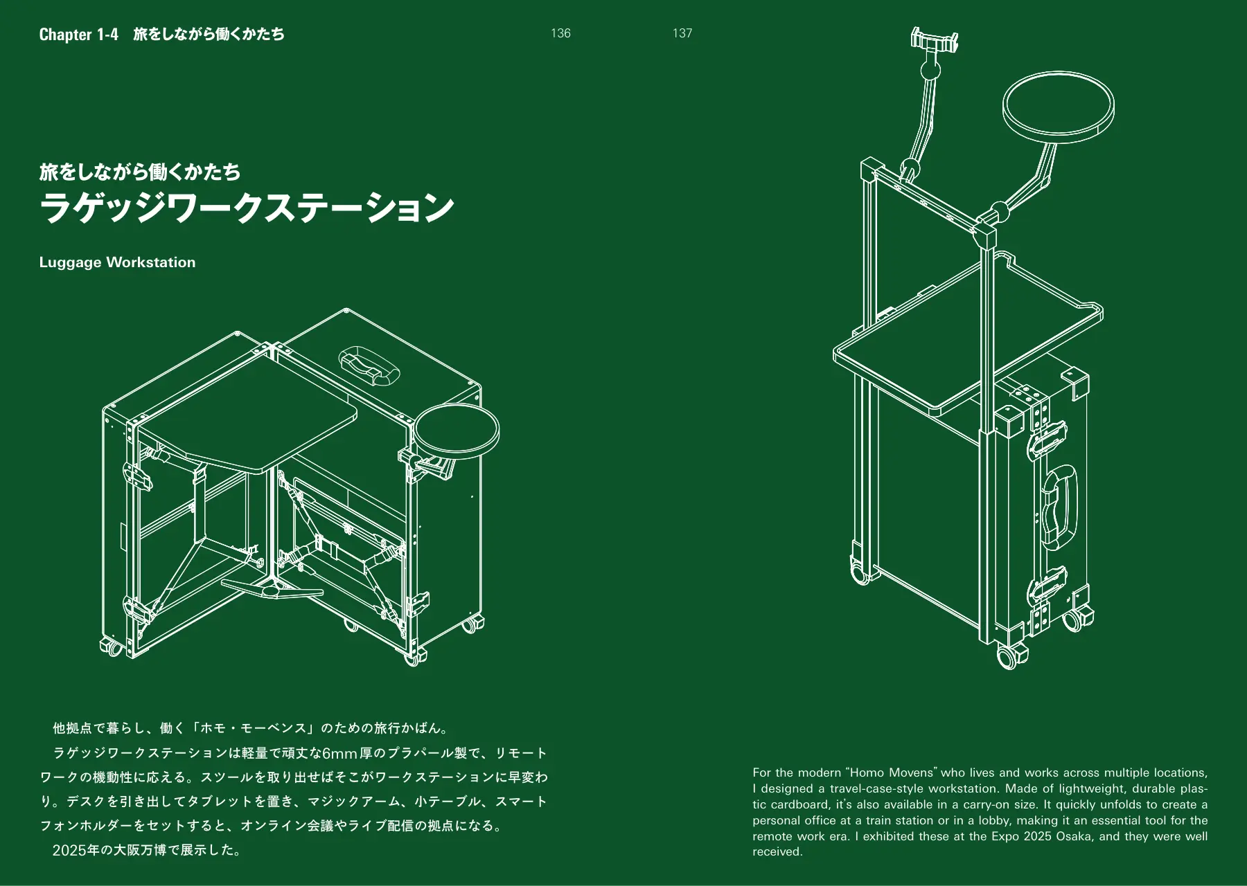 Luggage Workstation p.136–137