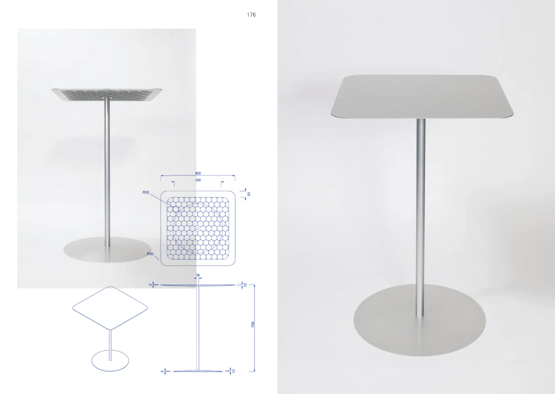 Solid Honeycomb Table p.176–177