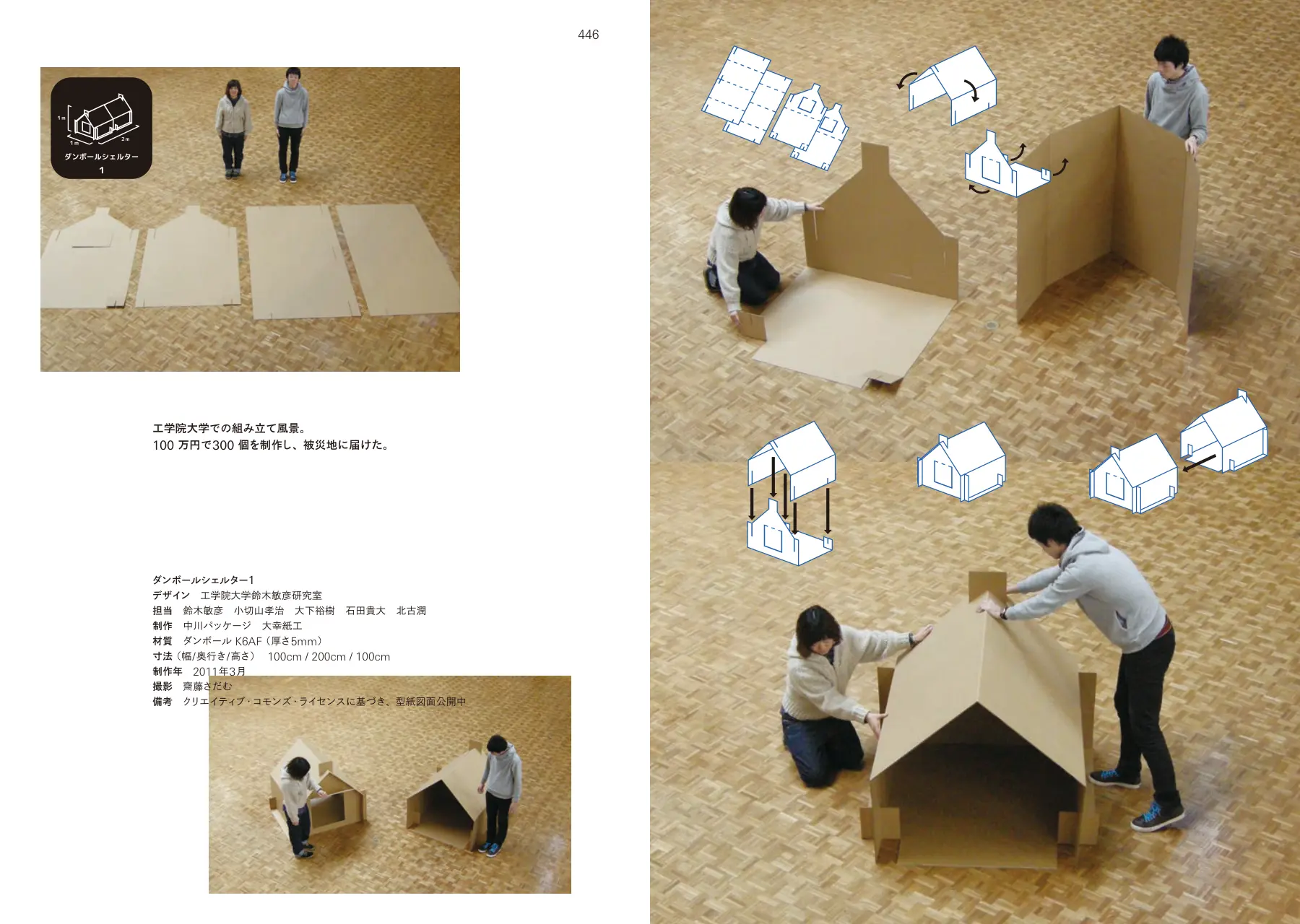 Cardboard Shelter p.446–447