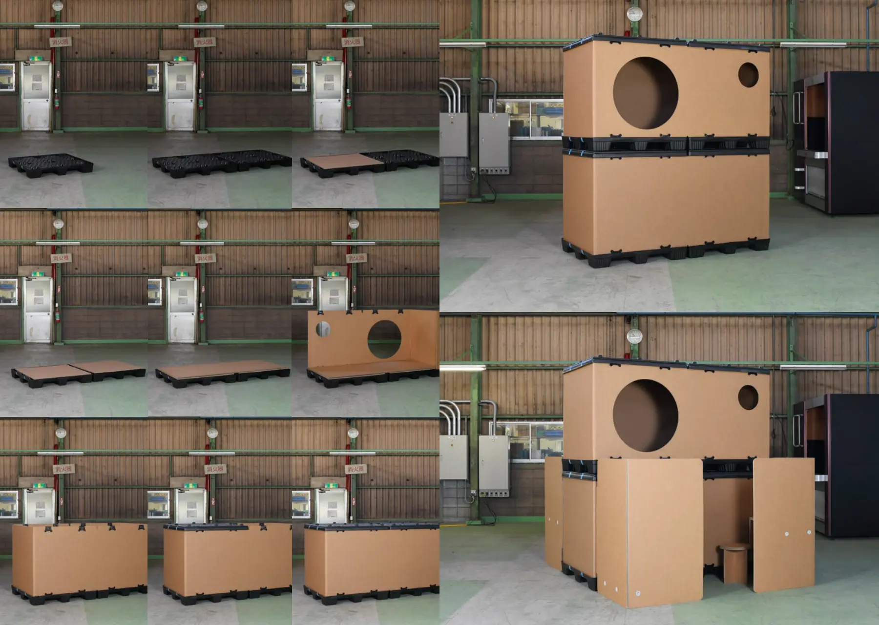 Cardboard Sleep Capsule p.500–501